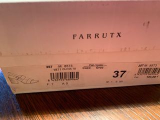 Sandalias piel marca Farrutx talla 37
