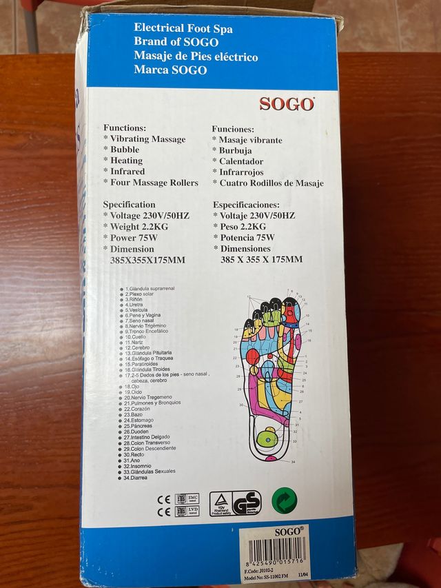 Hidromasaje de pies