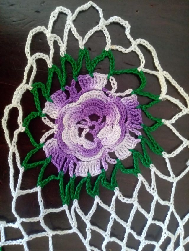 centro tavola uncinetto