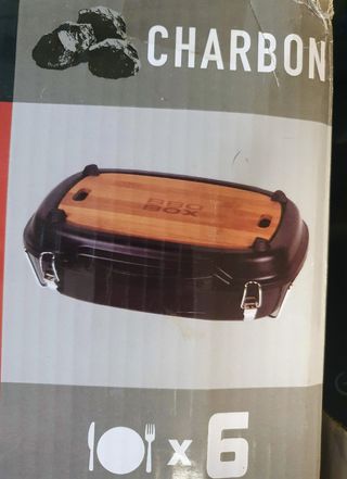 barbacoa al carbón de mesa