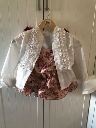 Conjunto falda y camisa flamenca 