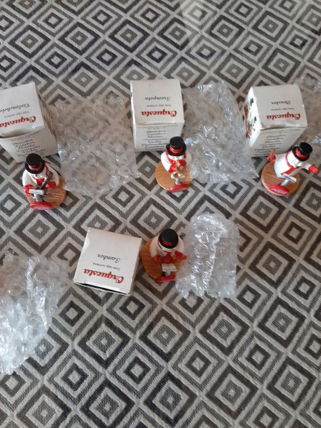 orquesta de muñecos de nieve de Coca-Cola