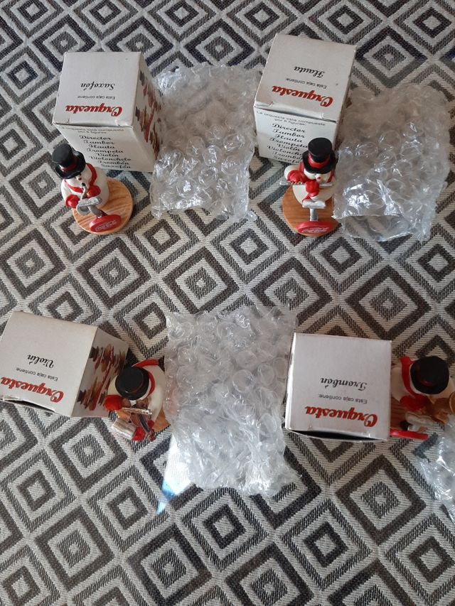 orquesta de muñecos de nieve de Coca-Cola