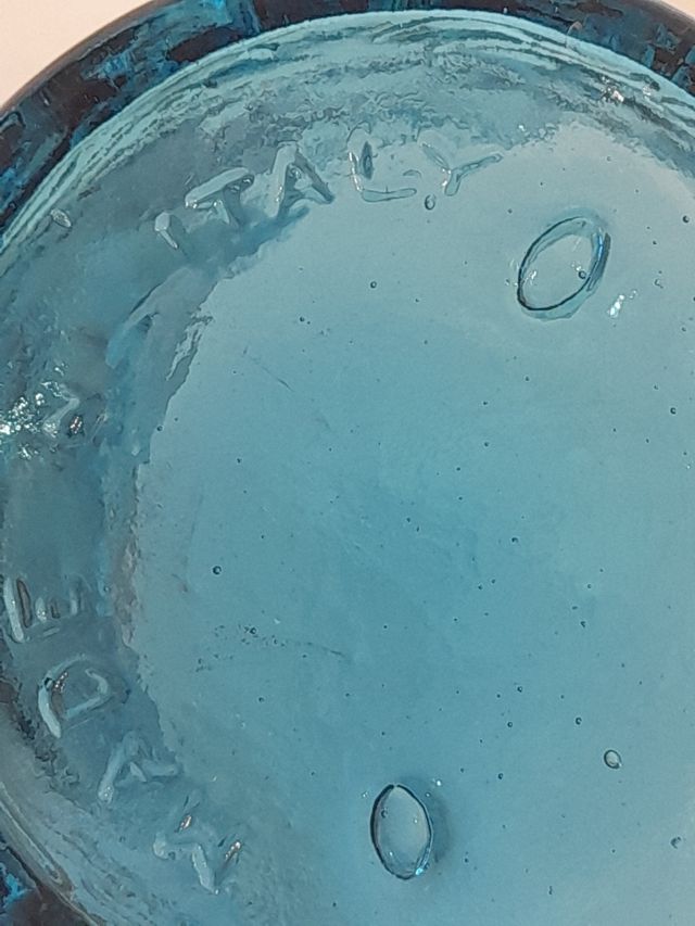 Set Caraffa +Bicchieri Made Italy Vetro Art Glass