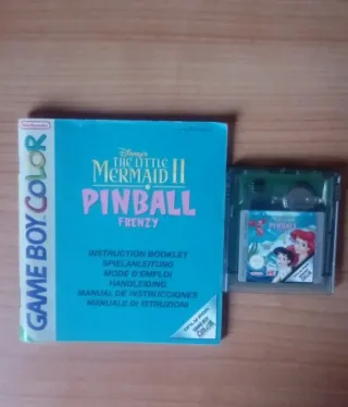 Game Boy color + juego Pinball La sirenita