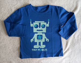 Lote 5 camisetas manga larga 18-24 meses