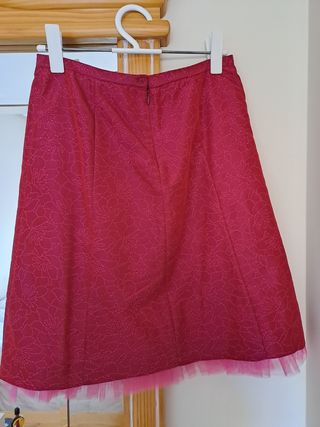 Conjunto falda y blusa