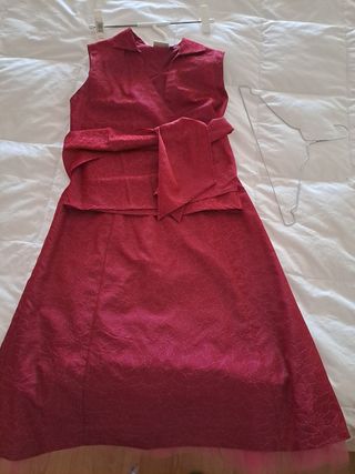 Conjunto falda y blusa