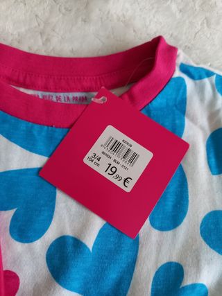 Pijama 3- 4 años. Nuevo