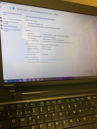 Toshiba satellite intel i3/8Gb 