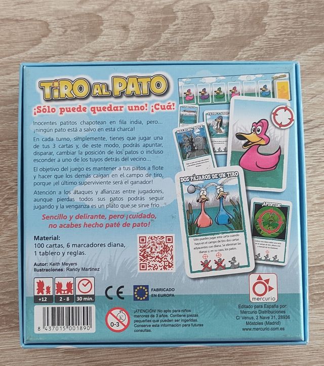 Tiro al pato juego de mesa de segunda mano por 10 EUR en Garrucha en