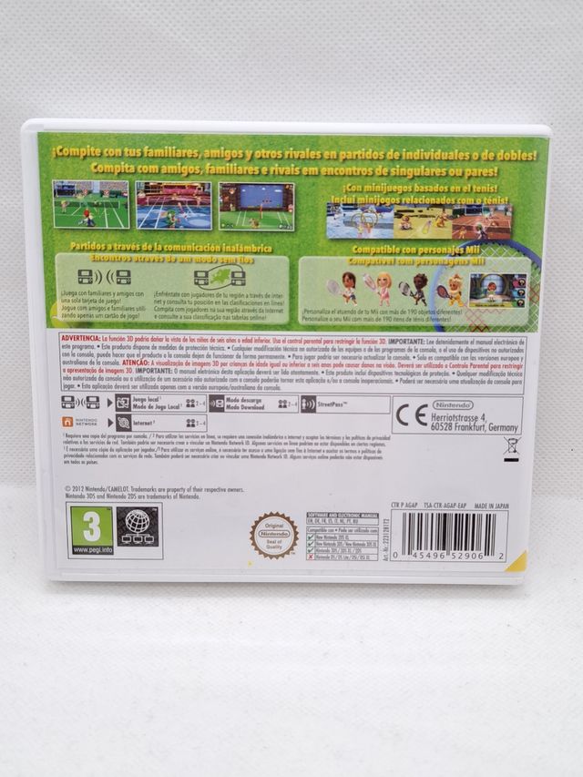 Mario Tennis Open 3ds