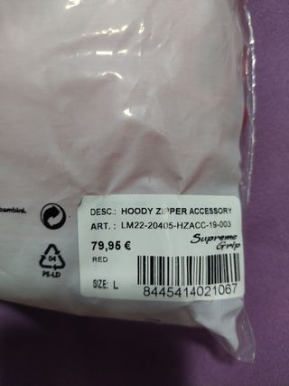 Chaqueta con capucha. Supreme Grip