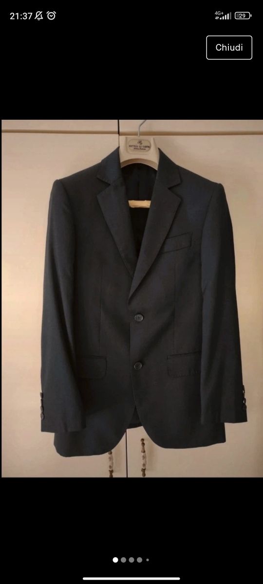 Completo blu bottega del Sarto, S, misto lana 