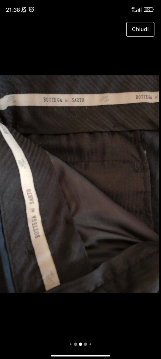 Completo blu bottega del Sarto, S, misto lana 