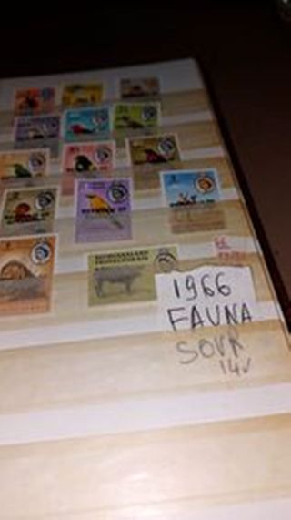 (nu213/217)BOTSWANA  DEFINITIVE 1966/1982