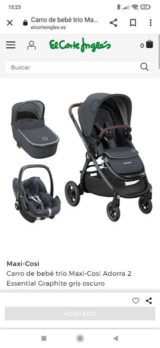 Trio bebe Maxi Cosi