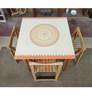 Mesa comedor midcentury mandalas