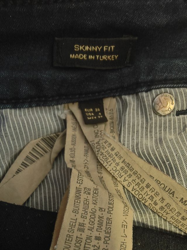 Tejano Dean Azul Oscuro Skinny Fit