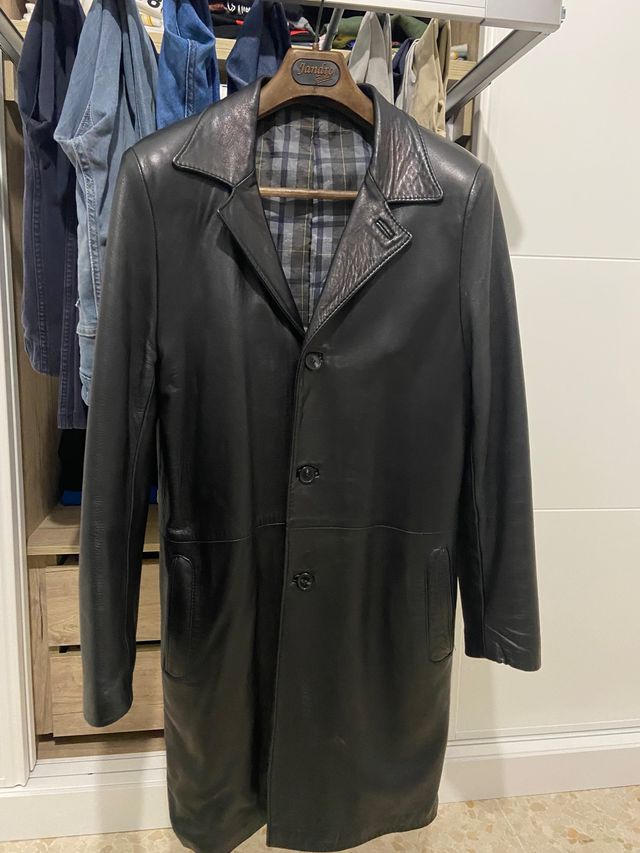 Levita de piel de vacuno