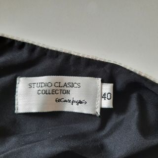 Vestido negro de fiesta talla 40 con pedrería