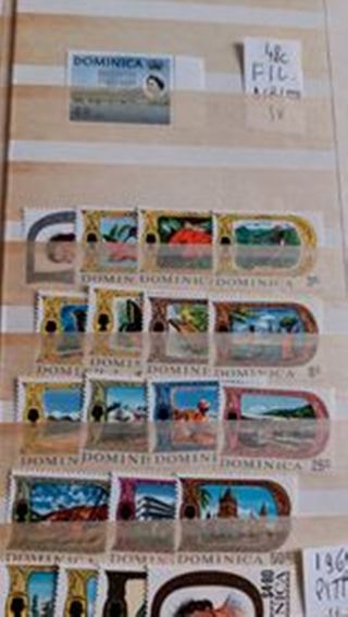 (nu249/253)DOMINICA     DEFINITIVE 1963/1981