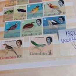 (nu263/266)GAMBIA   DEFINITIVE 1963/1971