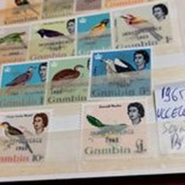 (nu263/266)GAMBIA   DEFINITIVE 1963/1971
