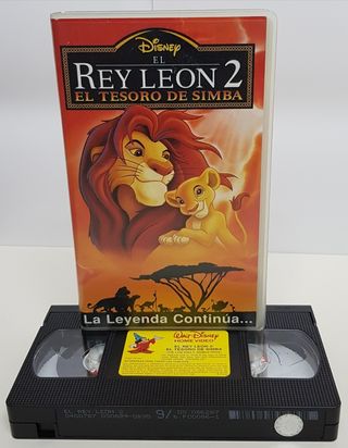 El rey león 2 (el tesono de Simba) VHS