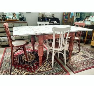 Mesa rústica  Sillas Mocholi