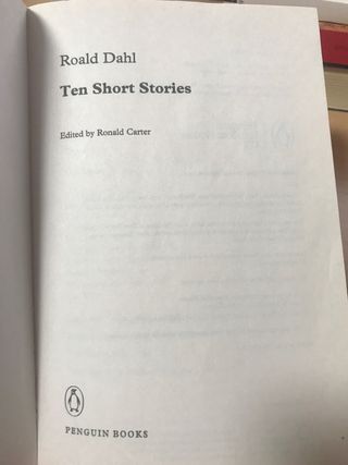 Ten Short Stories - Roald Dahal