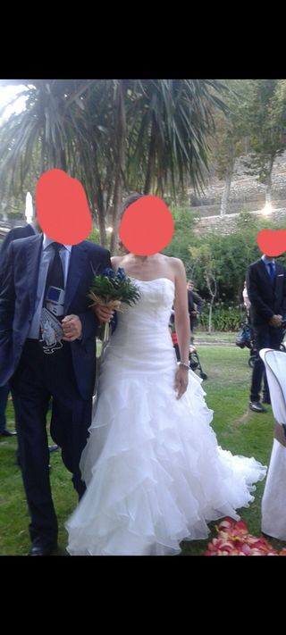 Vestido de novia comprado en Francia