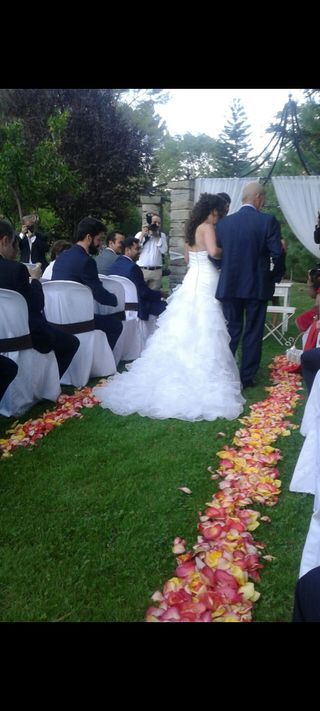 Vestido de novia comprado en Francia