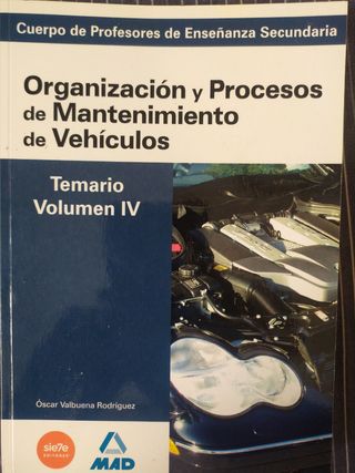 temes oposició secundària manteniment de vehicles