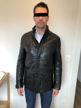 Cazadora Cuero Biker ROBERTO VERINO