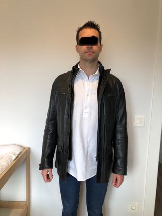 Cazadora Cuero Biker ROBERTO VERINO