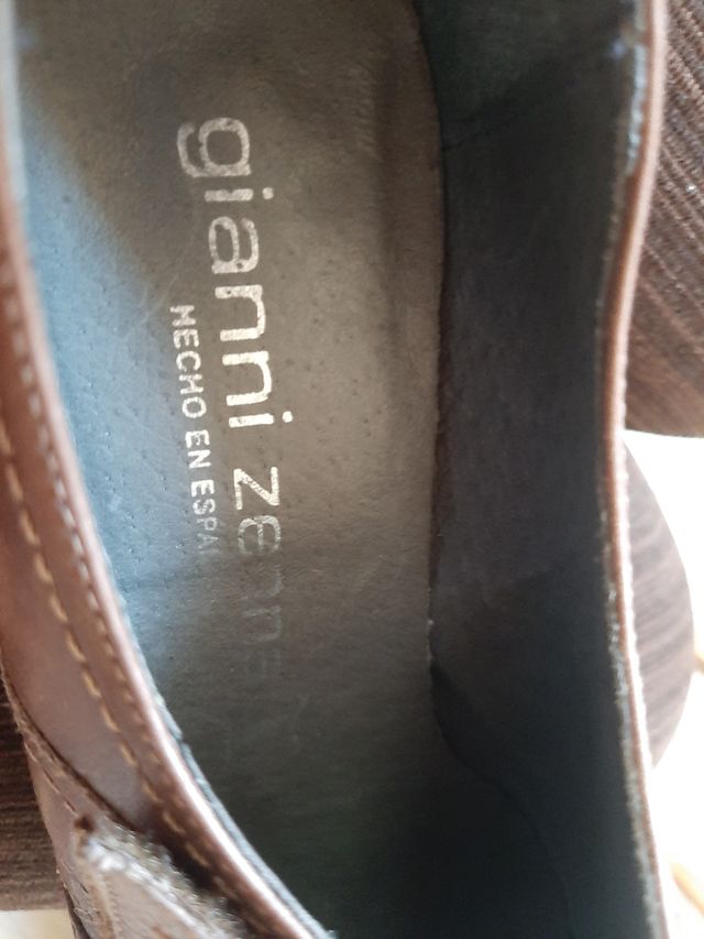 zapatos piel Gianni Zenna + bolso