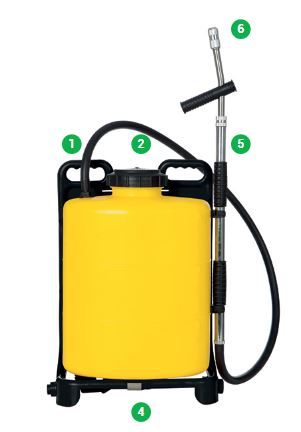 LIQUIDO ANTI INCENDIOS CON MOCHILA EXTINTORA