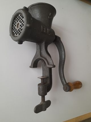 Picadora manual de carne
