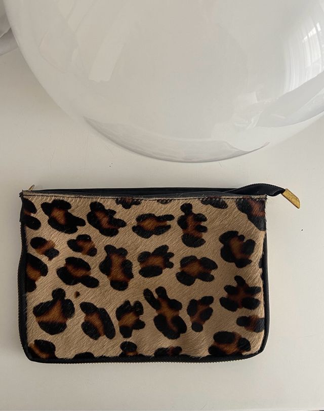 Bolso de mano de leopardo