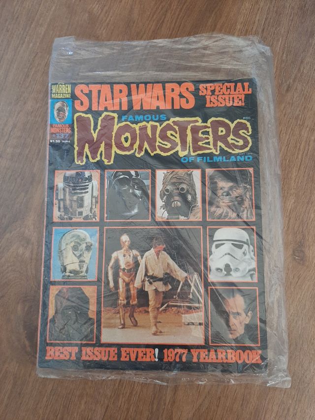 revista famous monsters star wars 1977