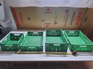 Lote de cajas plegables frutas