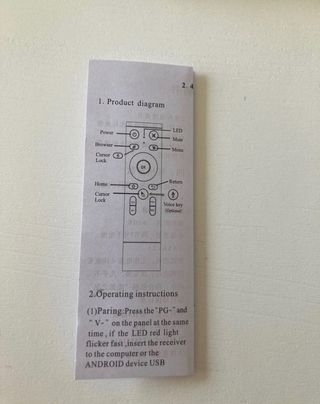 Mando Air Mouse para dispositivos con usb