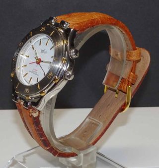 1332-Reloj VOGA - alarma -5Atm -unisex-vintage-NOs