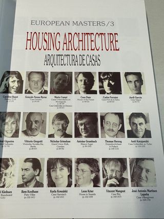 European Masters/3 - Arquitectura