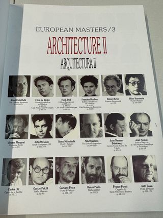 European Masters/3 - Arquitectura