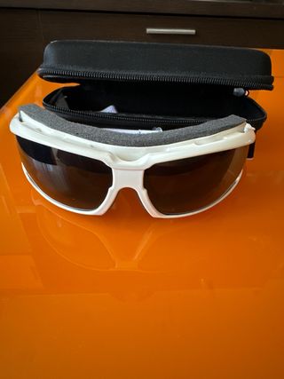 Gafas máscara niño nieve decatlond nuevas funda 