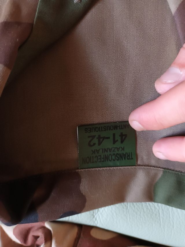 Camicia mimetica originale Esercito Francese nuova