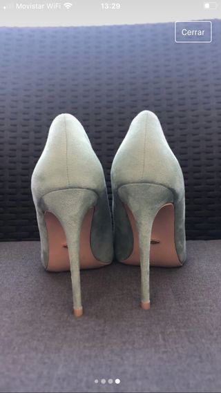 Zapatos verde menta