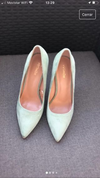 Zapatos verde menta